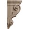 Ekena Millwork 4 1/2"W x 5"D x 10"H Medium Traditional Wood Corbel, Walnut CORW05X05X10TRWA - alternate 4